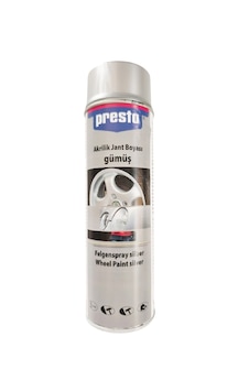 Presto Gümüş Gri Jant Akrilik Sprey Boya 500 Ml. Presto Gümüş Gri Jant Akrilik Sprey Boya 500 Ml.