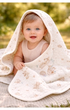 Almira Bebek Unisex Bebek Little Dear Yazılı Yavru Ceylan Baskılı Organik Pamuklu Battaniye Mint Yeşili Standart Almira Bebek Unisex Bebek Little Dear Yazılı Yavru Ceylan Baskılı Organik Pamuklu Battaniye Mint Yeşili Standart