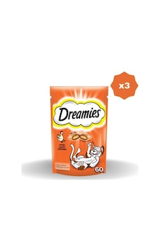 Dreamies Kedi Ödül Maması Tavuklu 60 Gr - 3 Adet Dreamies Kedi Ödül Maması Tavuklu 60 Gr - 3 Adet