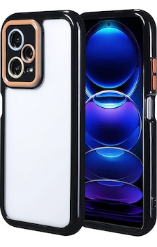 Xiaomi Redmi Note 12 Pro 5g Kılıf Kamera Korumalı Renkli Kenar Ve Çerçeve Tasarımlı Redclick Vitamin Kapak - Siyah Xiaomi Redmi Note 12 Pro 5g Kılıf Kamera Korumalı Renkli Kenar Ve Çerçeve Tasarımlı Redclick Vitamin Kapak - Siyah