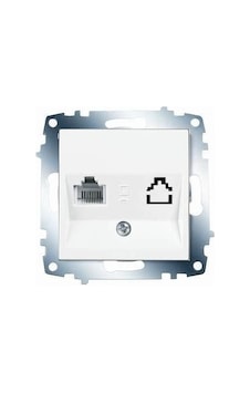 Viko Karre Meridian Tekli Data Priz Mekanizması Cat6 + Beyaz Kapa Viko Karre Meridian Tekli Data Priz Mekanizması Cat6 + Beyaz Kapa