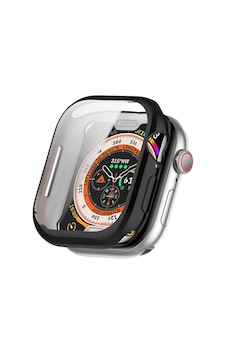 Caseonn Apple Watch Series 9 45mm Kılıf Ekran Korumalı 360 Tam Koruma Siyah Caseonn Apple Watch Series 9 45mm Kılıf Ekran Korumalı 360 Tam Koruma Siyah