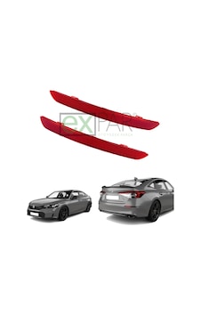 Honda Civic Arka Tampon Reflektörü Sağ Ve Sol Takımı 2021 - 2025 Civic Arka Kedi Gözü Honda Civic Arka Tampon Reflektörü Sağ Ve Sol Takımı 2021 - 2025 Civic Arka Kedi Gözü
