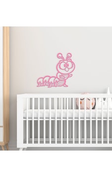 BK Gift Tırtıl Tasarımlı Çocuk Odası Ahşap Duvar Süsü-2 BK Gift Tırtıl Tasarımlı Çocuk Odası Ahşap Duvar Süsü-2