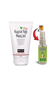 Kuyruk Yağı Masaj Jeli Plus 1 Tane 50 Ml Konsantre Formül + Çörek Otu Yağı