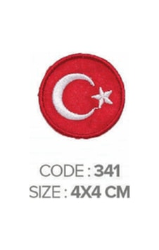 Ütü İle Yapışan Arma Patch Türk Bayrağı Yuvarlak Çap:4 Cm 1 Adet - 691588916 Ütü İle Yapışan Arma Patch Türk Bayrağı Yuvarlak Çap:4 Cm 1 Adet - 691588916