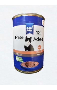 Paw Paw Somonlu Yetişkin Kedi Konservesi 400 Gr 12 Adet Paw Paw Somonlu Yetişkin Kedi Konservesi 400 Gr 12 Adet