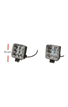 Space Offroad Sis Lambası 9 Power Ledli 27w 12v Set / Lass267