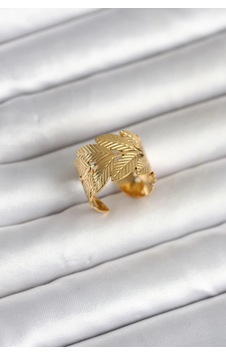 Buğz 316l Çelik Gold Renk Başak Modeli Kadın Yüzük Diğer 33280154 Buğz 316l Çelik Gold Renk Başak Modeli Kadın Yüzük Diğer 33280154