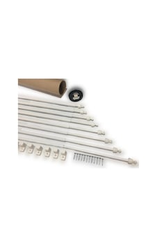 Aboowe Briz Çubuğu 40 - 60 CM 8'li Paket Alüminyum Kapı Pencere Perde