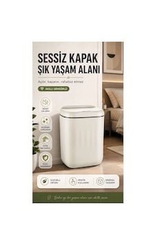 20 Litre Hacim Sensörlü Çöp Kutusu Hareket Algılayan Çok Renkli