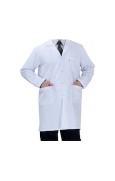 Klasik Yaka Beyaz Doktor Eczacı Öğretmen Erkek Önlüğü Sude Klasik Yaka Beyaz Doktor Eczacı Öğretmen Erkek Önlüğü Sude