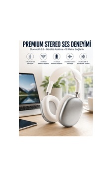 Astraltech P9 Plus Kablosuz Kulak Üstü Bluetooth Kulaklık Beyaz Yüksek Ses Kaliteli Astraltech P9 Plus Kablosuz Kulak Üstü Bluetooth Kulaklık Beyaz Yüksek Ses Kaliteli