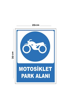 Metal Motosiklet Park Alanı 20cm X 30cm A4 Büyüklüğünde Uyarı Levhası Yönlendirme Tabelası Metal Motosiklet Park Alanı 20cm X 30cm A4 Büyüklüğünde Uyarı Levhası Yönlendirme Tabelası
