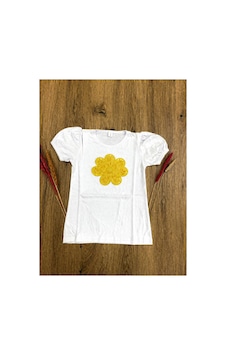 Çlm Store Kız Çocuk Papatya Desenli Likralı Penye Sarı Sarı Çlm Store Kız Çocuk Papatya Desenli Likralı Penye Sarı Sarı