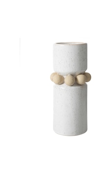 Mudo Home Daphne Dots Vazo 14x14x31 Cm Beyaz Mudo Home Daphne Dots Vazo 14x14x31 Cm Beyaz