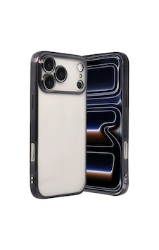Apple İphone 17 Pro Max Razer Lensli Silikon - Siyah Apple İphone 17 Pro Max Razer Lensli Silikon - Siyah