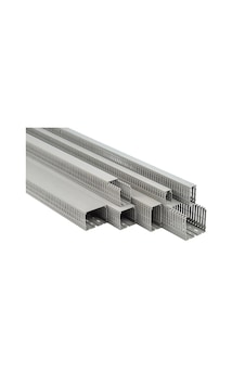 Plastim Pdk6040 ,60x40mm Gri/2mt Delikli Kablo Kanal Plastim Pdk6040 ,60x40mm Gri/2mt Delikli Kablo Kanal
