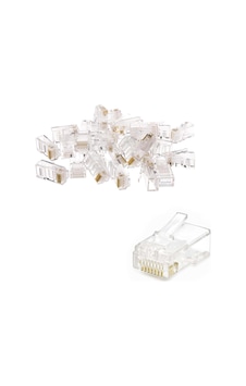S-Link SL-COB8P RJ45 Cat6 Soket Konnektör Paketi 100'lü
