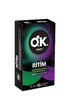 Okey Prezervatif Ritim 10'lu Okey Prezervatif Ritim 10'lu