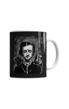 Nevermore Edgar Allan Poe Kupa Bardak Porselen Karışık Nevermore Edgar Allan Poe Kupa Bardak Porselen Karışık