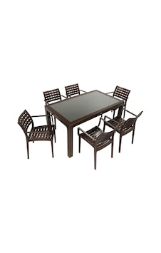Depootoptan Mandella Wood 90 x 150 CM Cafe Koltuk Camlı Masa Takımı Kahverengi Depootoptan Mandella Wood 90 x 150 CM Cafe Koltuk Camlı Masa Takımı Kahverengi