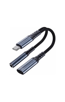 Type-c Adaptör 100w Güç Çıkışı Alüminyum Nylon Kablo Müzik Dinleme Arama Yapma Type-c Arayüzlü Telefon Ve La Type-c Adaptör 100w Güç Çıkışı Alüminyum Nylon Kablo Müzik Dinleme Arama Yapma Type-c Arayüzlü Telefon Ve La