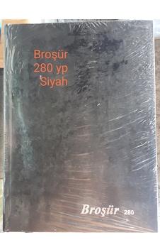 Ticari Broşür Defter 20 cm x 28 cm 280 Yaprak Siyah Kapak Ticari Broşür Defter 20 cm x 28 cm 280 Yaprak Siyah Kapak