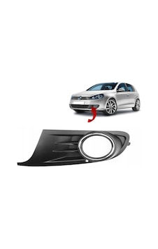 Golf 6 2009-2013 Nikelajlı Sisli Sol Sis Kapağı 5k0853665