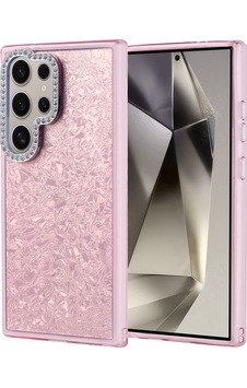 Galaxy S24 Ultra Kılıf Taşlı Tasarımlı Zore Kapi Kapak Pembe Galaxy S24 Ultra Kılıf Taşlı Tasarımlı Zore Kapi Kapak Pembe