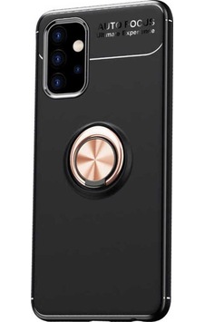 Galaxy A32 4g Kılıf Zore Ravel Silikon Kapak Siyah-Rose Gold Galaxy A32 4g Kılıf Zore Ravel Silikon Kapak Siyah-Rose Gold