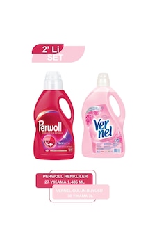 Vernel Gülün Büyüsü 3l + Perwoll Renkli 1,485 set-hnkdtj-5116-5974 1400 ML Vernel Gülün Büyüsü 3l + Perwoll Renkli 1,485 set-hnkdtj-5116-5974 1400 ML