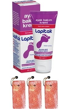 Lapitak Ayak Bakım Kremi 60 ML + Ponza Topuk Taşı Lapitak Ayak Bakım Kremi 60 ML + Ponza Topuk Taşı