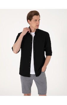Pierre Cardin Erkek Siyah Gömlek Desenli 50307162-vr046 Siyah