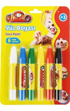 Yüz Boyası 6 Renk Sarı Yüz Boyası 6 Renk Sarı