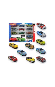 10lu Speed Racer Metal Araba 10 Adet Metal Yarış Arabası Karışık Renkler Ve Modeller 10lu Speed Racer Metal Araba 10 Adet Metal Yarış Arabası Karışık Renkler Ve Modeller