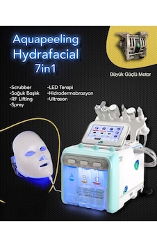 Hydrafacial Cilt Bakım Cihazı 7 İn 1 Çelik Motor