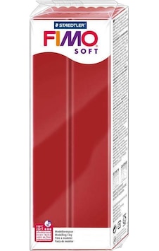 Staedtler Fimo Soft Polimer Kil 454 Gr. 2 P Christmas Red Staedtler Fimo Soft Polimer Kil 454 Gr. 2 P Christmas Red
