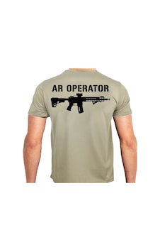 Alfa Giyim Ar Operatör Baskılı Tişört Kum Alfa Giyim Ar Operatör Baskılı Tişört Kum