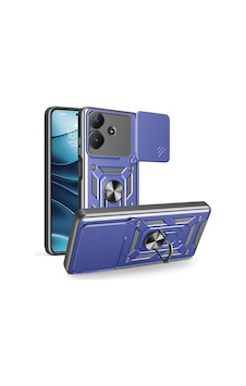 Zore Realme Note 60 Kılıf Magnetik Standlı Kamera Korumalı Ogaa Sürgülü Vega Kapak - Mavi Zore Realme Note 60 Kılıf Magnetik Standlı Kamera Korumalı Ogaa Sürgülü Vega Kapak - Mavi