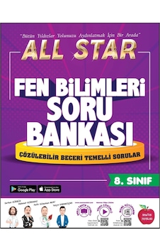 8. Sınıf All Star Fen Bilimleri Soru Bankası - Newton Yayınları 8. Sınıf All Star Fen Bilimleri Soru Bankası - Newton Yayınları