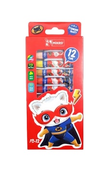 12 Renk Pastel Boya Seti Çok Renkli 12 Renk Pastel Boya Seti Çok Renkli