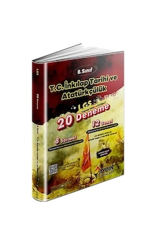 Aydın Yayınları Lgs 8. Sınıf T.c. İnkılap Tarihi Ve Atatürkçülük 20 Deneme Aydın Yayınları Lgs 8. Sınıf T.c. İnkılap Tarihi Ve Atatürkçülük 20 Deneme
