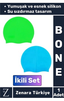 Su Geçirmez Elastik Yumuşak Yüzücü Havuz Deniz Yüzme Şapkası Esnek Silikon Bone 2'li Set Çok Renkli Su Geçirmez Elastik Yumuşak Yüzücü Havuz Deniz Yüzme Şapkası Esnek Silikon Bone 2'li Set Çok Renkli