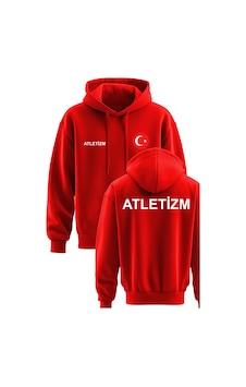 Top Glory Atletizm Baskılı Kapşonlu 3 İp Kışlık Türkiye Sweatshirt Atletizm Hoodie Top Glory Atletizm Baskılı Kapşonlu 3 İp Kışlık Türkiye Sweatshirt Atletizm Hoodie