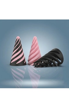 Spiral Geçmeli Koni Stres Çarkı - Masaüstü Dekoratif Obje Görsel İllüzyon - Fidget Stres Oyuncağı - Pembe Spiral Geçmeli Koni Stres Çarkı - Masaüstü Dekoratif Obje Görsel İllüzyon - Fidget Stres Oyuncağı - Pembe