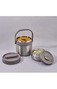 Aryıldız Bento Lunch Box Yemek Termosu Yuvarlak Steel 1400 Ml Ar262283 Gri Aryıldız Bento Lunch Box Yemek Termosu Yuvarlak Steel 1400 Ml Ar262283 Gri