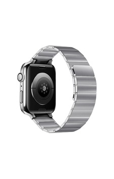 Apple Watch 38mm Kr404 Huks Kordon - Gümüş Apple Watch 38mm Kr404 Huks Kordon - Gümüş