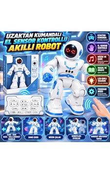 Ers 606-34 Uzaktan Kumandalı El Sensor Kontrollü Akıllı Robot