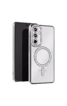Newface - 100 - Samsung Galaxy Uyumlu A35 5g Joke Simli Magneticsafe Kılıf - Zero-hls - - Gümüş